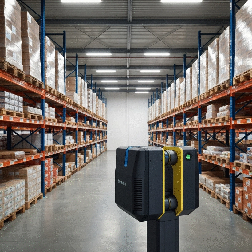 Understanding Commercial Warehouse 3D Scans